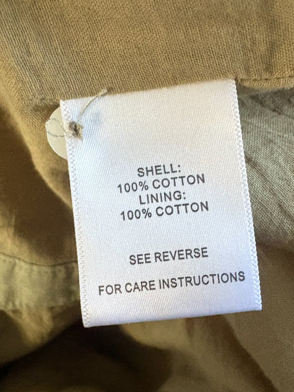 Marea Everly Gauze Top in succulent green size XS cotton blouse buttons - Picture 9 of 9